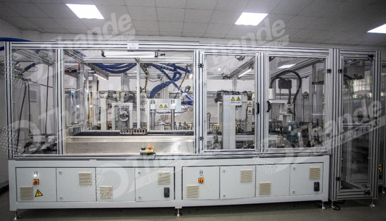 机壳瓷瓦涂胶装配线